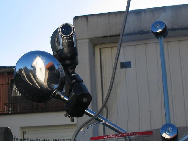Videokamera an Werners Roller